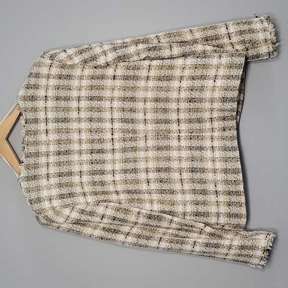 Zara Tweed Jacket, Size Medium - Picture 9 of 14